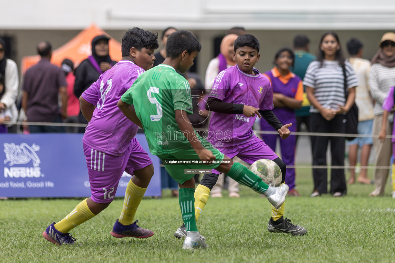 Day 1 of Nestle kids football fiesta, held in Henveyru Football Stadium, Male', Maldives on Wednesday, 11th October 2023 Photos: Shut Abdul Sattar/ Images.mv