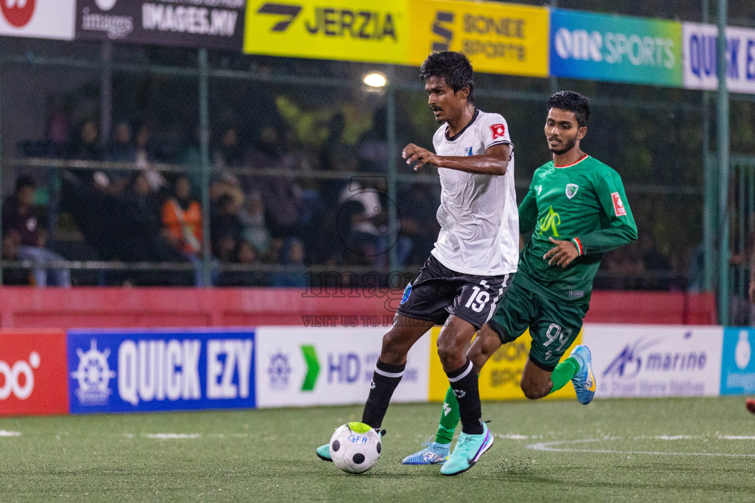 HDh Finey vs HDh Hanimaadhoo in Golden Futsal Challenge 2024 was held on Tuesday, 16th January 2024, in Hulhumale', Maldives
Photos: Ismail Thoriq / images.mv