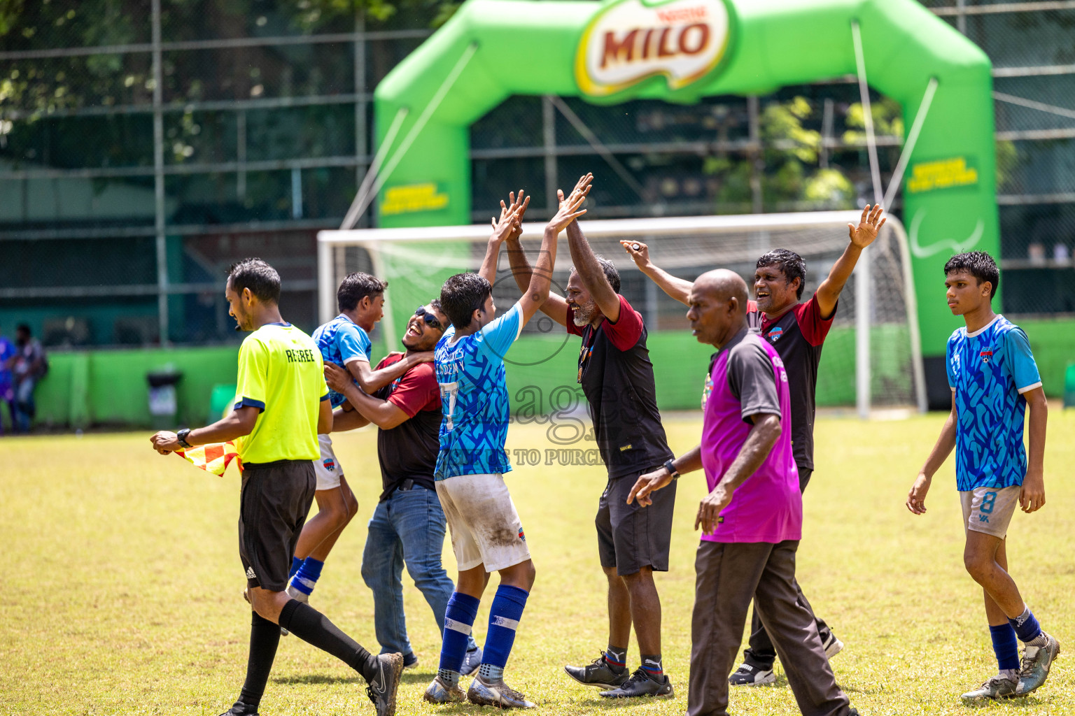 Day 4 of MILO Academy Championship 2024 (U-14) was held in Henveyru Stadium, Male', Maldives on Sunday, 3rd November 2024.
Photos: Ismail Thoriq /  Images.mv