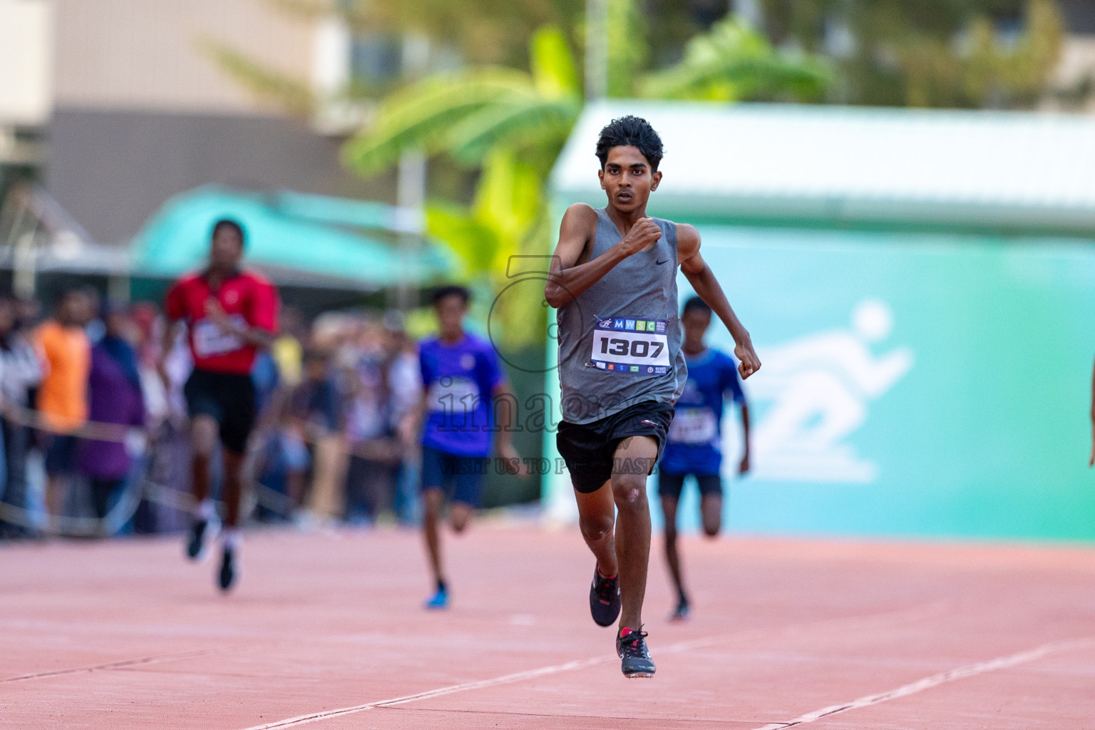 Day 2 of MWSC Interschool Athletics Championships 2024 held in Hulhumale Running Track, Hulhumale, Maldives on Sunday, 10th November 2024. Photos by: Ismail Thoriq / Images.mv