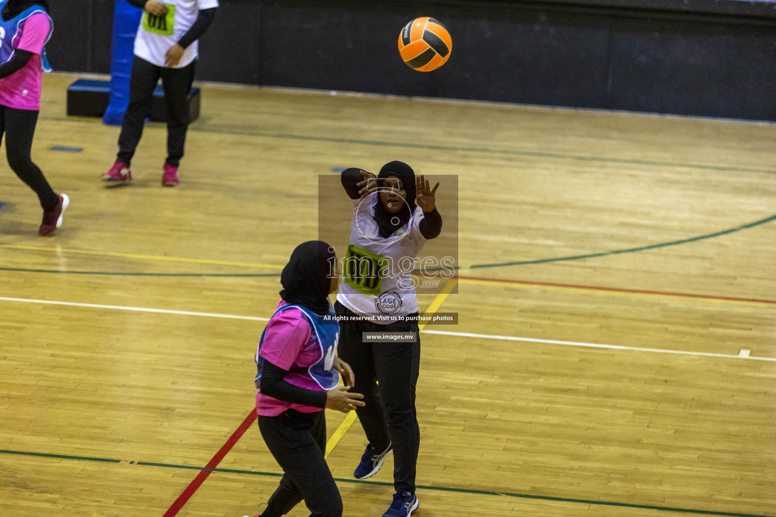 Sports Club Shining Star vs Club Green Streets in the Milo National Netball Tournament 2022 on 17 July 2022, held in Social Center, Male', Maldives. Photographer: Hassan Simah / Images.mv