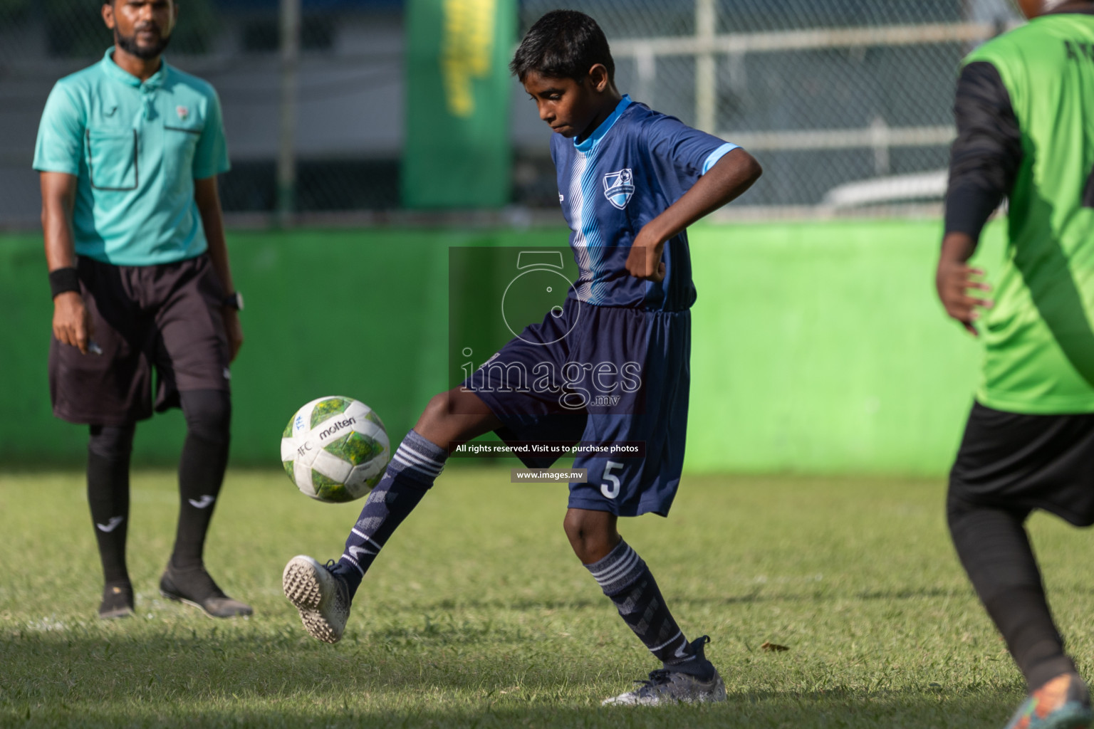 Day 1 of MILO Academy Championship 2023 (U12) was held in Henveiru Football Grounds, Male', Maldives, on Friday, 18th August 2023. Photos: Mohamed Mahfooz Moosa / images.mv