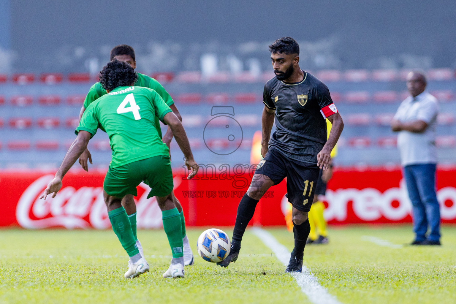 Maziya Sports & Recreation vs Club Eagles in the final of Dhivehi Premier League 2023 , held in National Football Stadium, Male', Maldives Photos: Nausham Waheed/ Images.mv