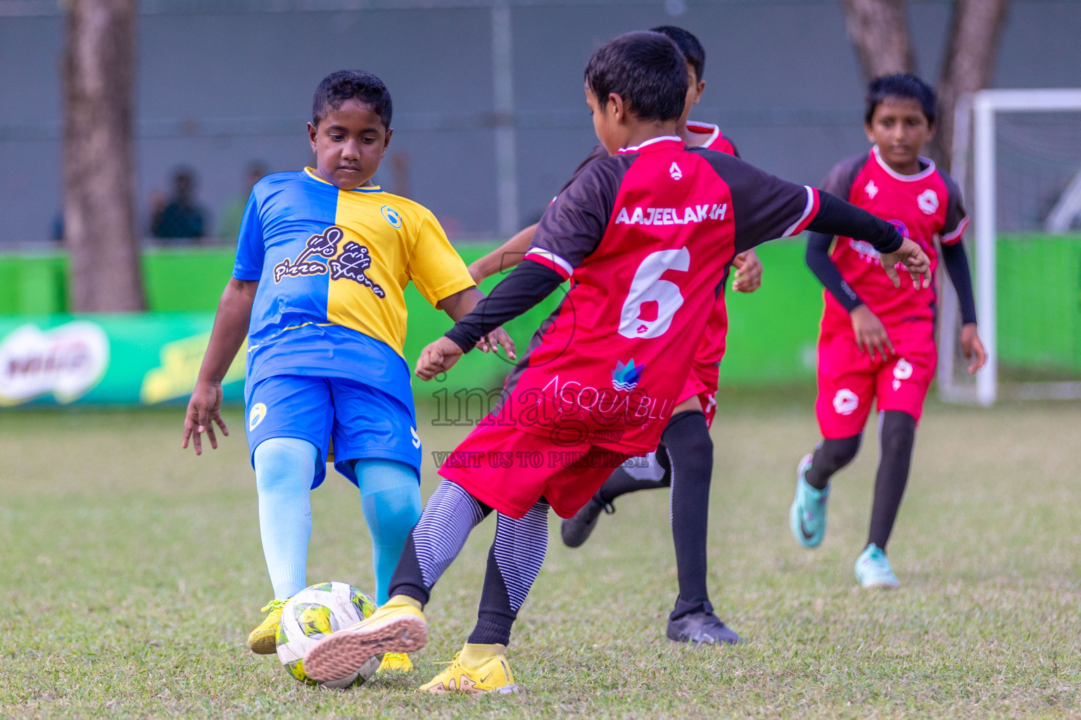 Day 2  of MILO Academy Championship 2024 - U12 was held at Henveiru Grounds in Male', Maldives on Thursday, 5th July 2024. Photos: Shuu Abdul Sattar / images.mv