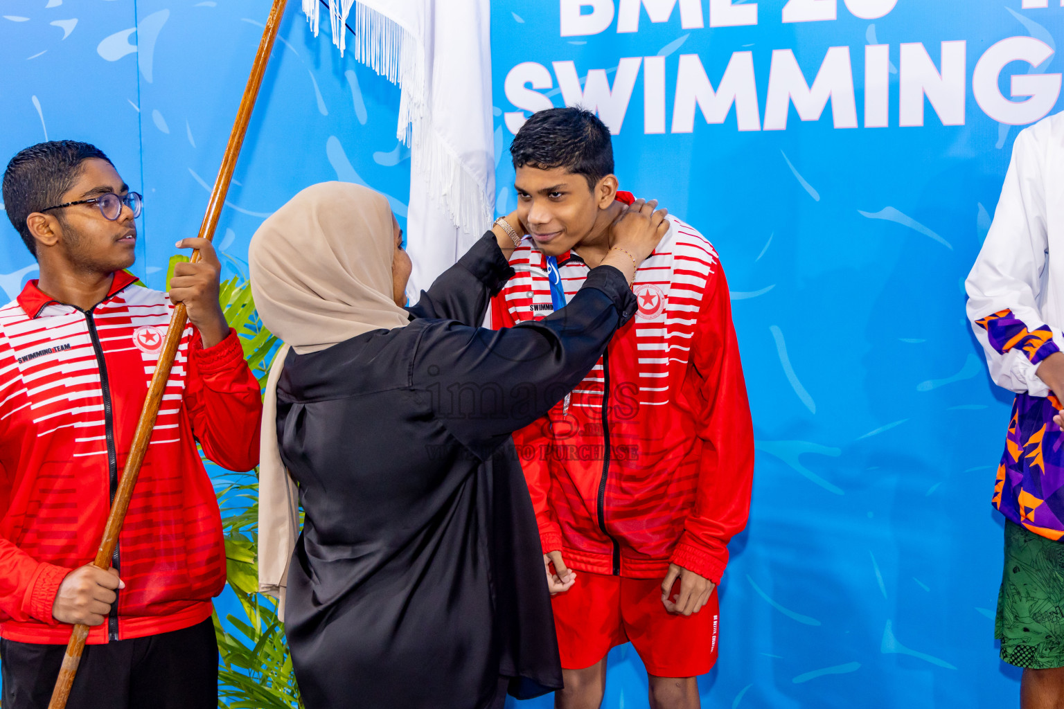 Day 4 of 20th Inter-school Swimming Competition 2024 held in Hulhumale', Maldives on Tuesday, 15th October 2024. Photos: Nausham Waheed / images.mv