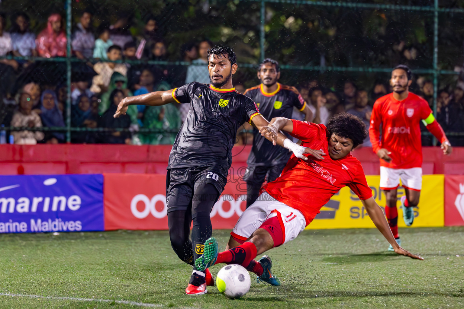 B Thulhaadhoo vs B Eydhafushi in Day 26 of Golden Futsal Challenge 2024 was held on Friday , 9th February 2024 in Hulhumale', Maldives
Photos: Hassan Simah / images.mv