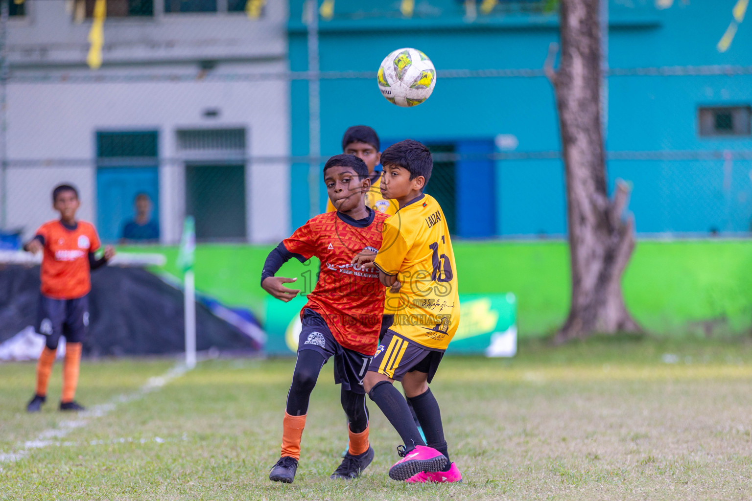 Day 2  of MILO Academy Championship 2024 - U12 was held at Henveiru Grounds in Male', Maldives on Thursday, 5th July 2024. Photos: Shuu Abdul Sattar / images.mv