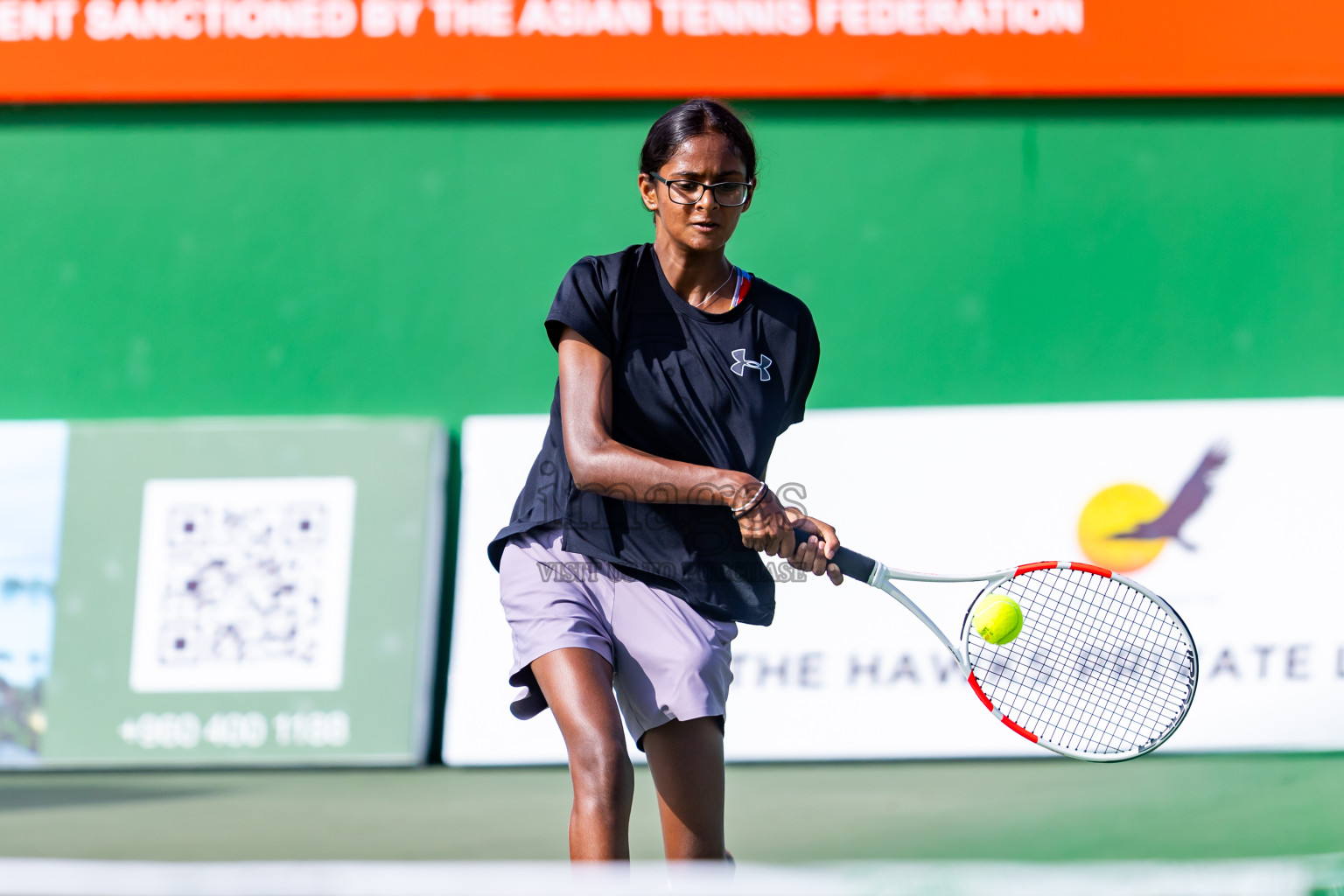 Day 8 of ATF Maldives Junior Open Tennis was held in Male' Tennis Court, Male', Maldives on Thursday, 19th December 2024. Photos: Nausham Waheed/ images.mv