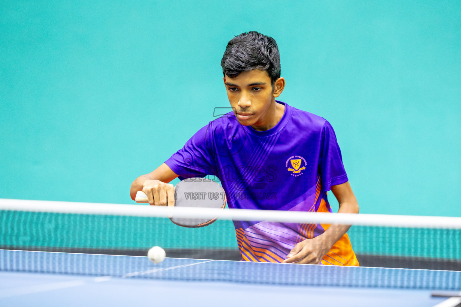 Day 2 of Interschool Table Tennis Tournament 2025 held at Male' TT Hall, Male', Maldives on Thursday, 15th May 2025. Photos By: Ismail Thoriq / images.mv