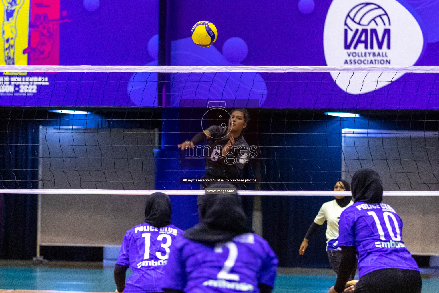 Volleyball Association Cup 2022-Women's Division-Match Day 5 was held in Male', Maldives on Friday, 27th May 2022 at Social Center Indoor Hall Photos By: Ismail Thoriq/images.mv