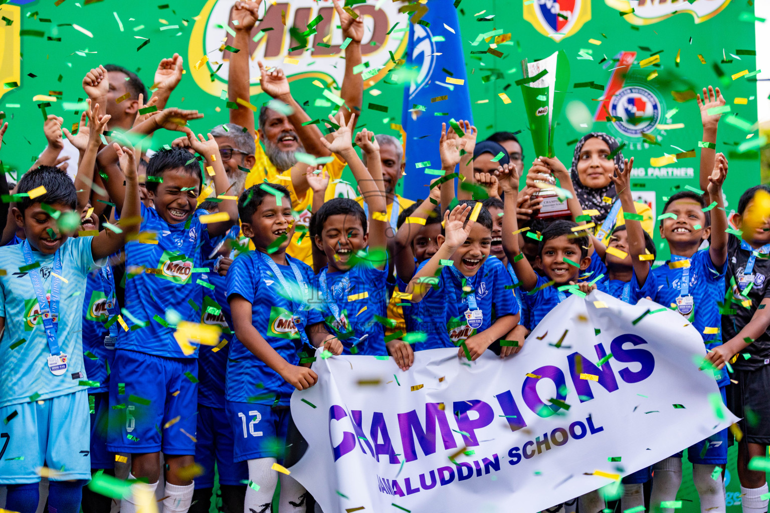 Day 2 of MILO Kids Football Fiesta was held at National Stadium in Male', Maldives on Saturday, 24th February 2024.