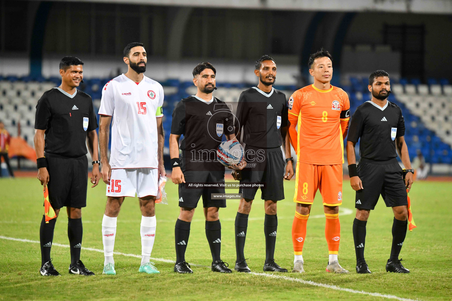 Bhutan vs Lebanon in SAFF Championship 2023 held in Sree Kanteerava Stadium, Bengaluru, India, on Sunday, 25th June 2023. Photos: Nausham Waheed / images.mv