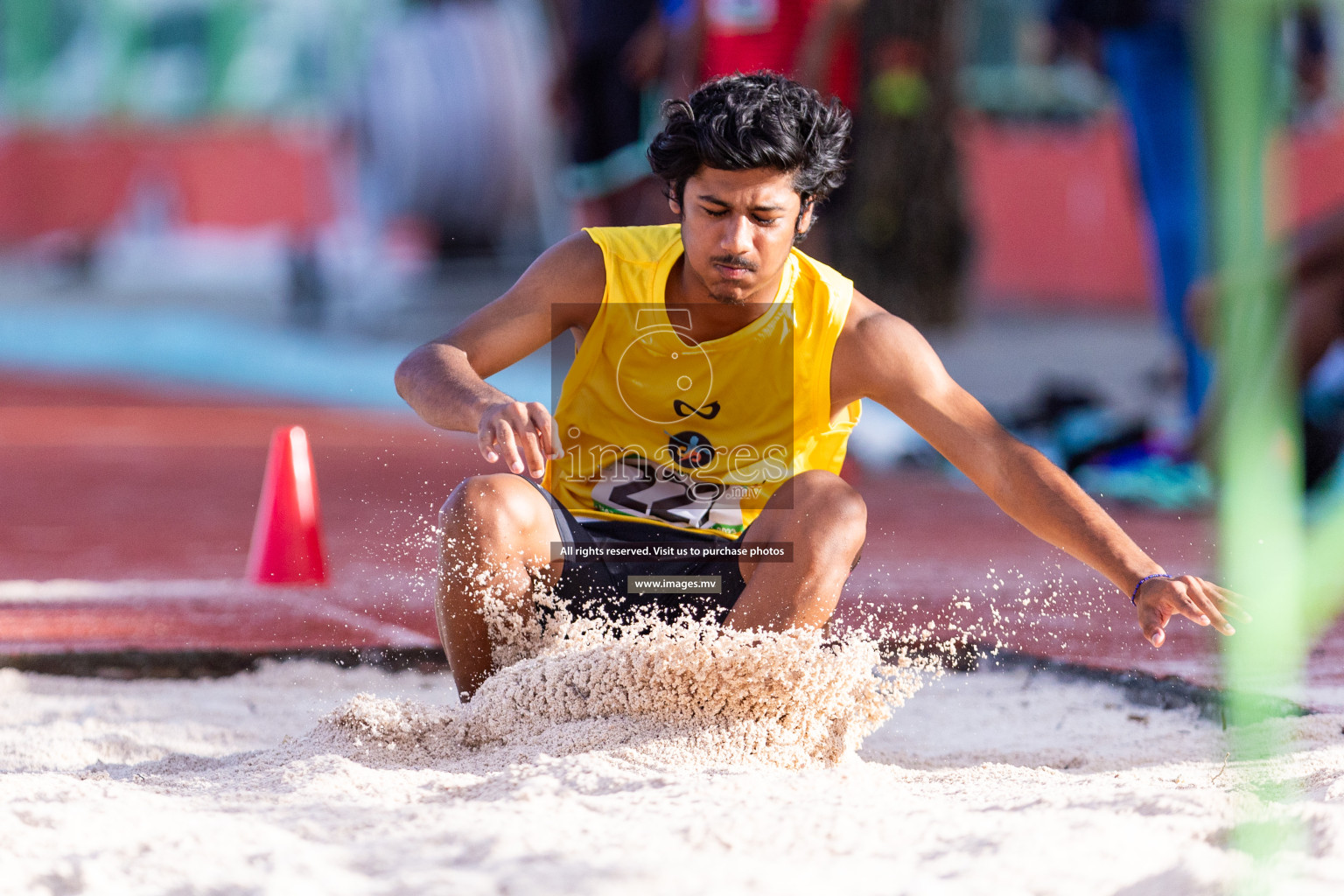 Day 2 of National Athletics Championship 2023 was held in Ekuveni Track at Male', Maldives on Saturday, 25th November 2023. Photos: Nausham Waheed / images.mv