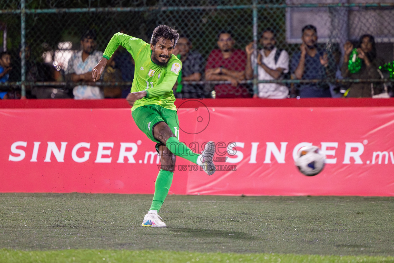 Team DJA VS Trade Club in Club Maldives Classic 2024 held in Rehendi Futsal Ground, Hulhumale', Maldives on Saturday, 14th September 2024. 
Photos: Hassan Simah / images.mv