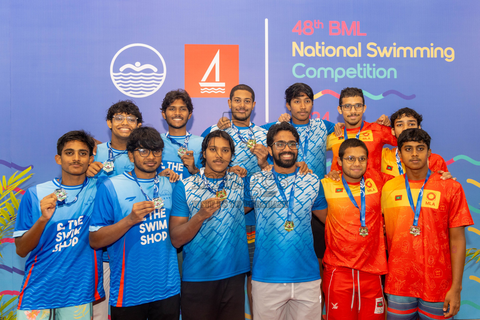 Day 6 of National Swimming Competition 2024 held in Hulhumale', Maldives on Wednesday, 18th December 2024. Photos: Mohamed Mahfooz Moosa / images.mv