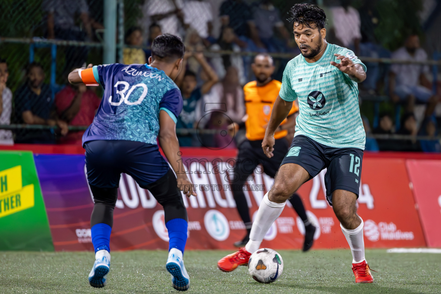 Dharumavantha vs Thauleemee Gulhun in Club Maldives Classic 2024 held in Rehendi Futsal Ground, Hulhumale', Maldives on Saturday, 14th September 2024. Photos: Ismail Thoriq / images.mv