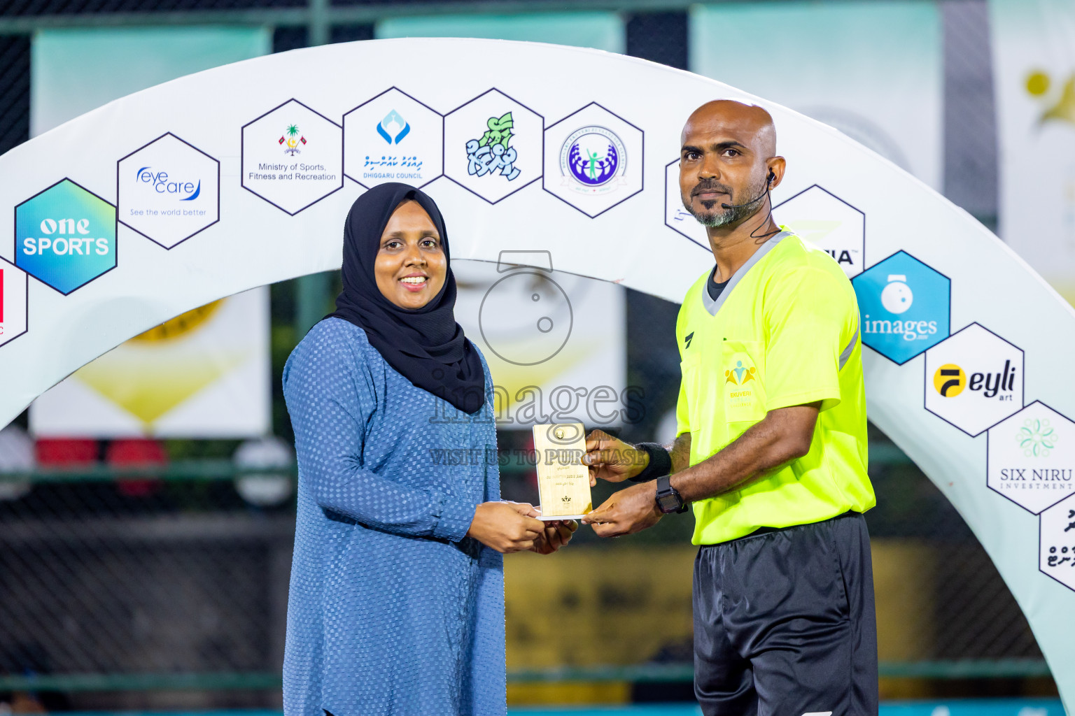 Ifhaams vs Dee Cee Jay SC in Final of Laamehi Dhiggaru Ekuveri Futsal Challenge 2025 was held on Tuesday, 29th July 2025, at Dhiggaru Futsal Ground, Dhiggaru, Maldives Photos: Nausham Waheed  / images.mv