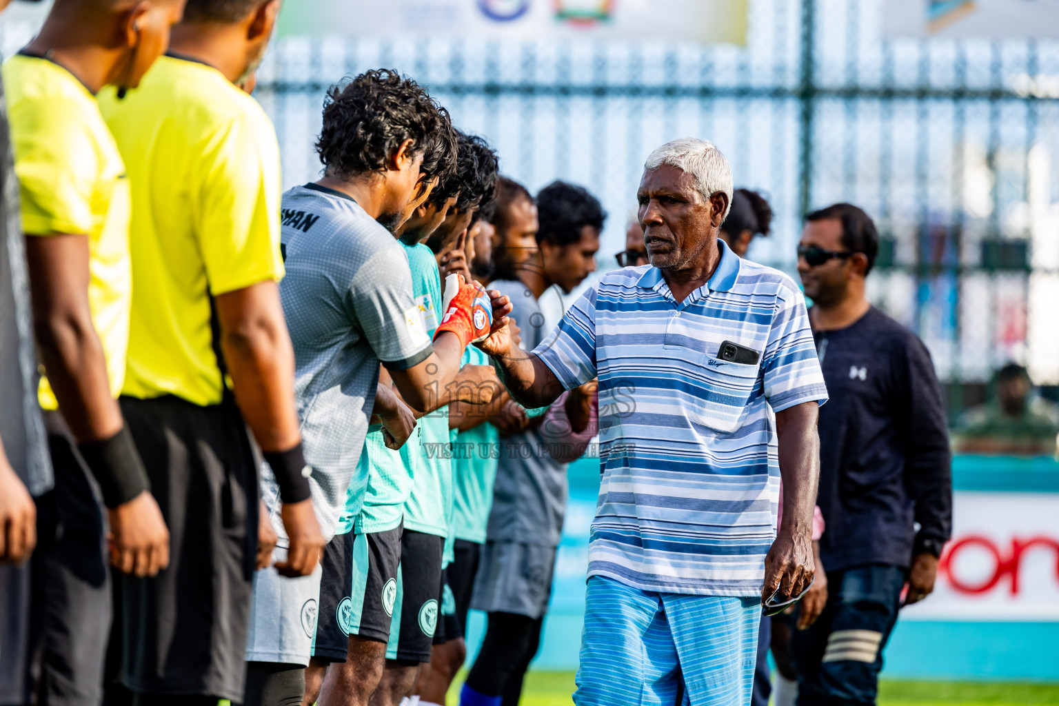 Dee Cee Jay SC vs Naalaafushi YC in Day 3 of Laamehi Dhiggaru Ekuveri Futsal Challenge 2024 was held on Sunday, 28th July 2024, at Dhiggaru Futsal Ground, Dhiggaru, Maldives Photos: Nausham Waheed / images.mv