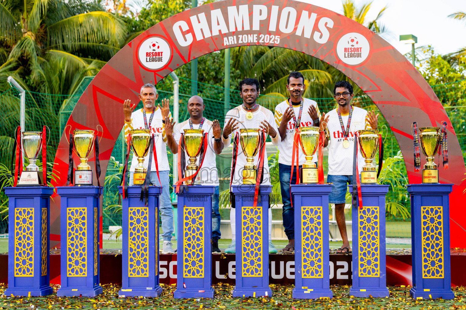 Barcelo vs Conrad in the Final of Resort League 2025 (Ari Zone) was held on Sunday, 28th June 2025 in Conrad Maldives Rangali Island, Alif Dhaalu Atoll, Maldives. Photos: Nausham Waheed / images.mv