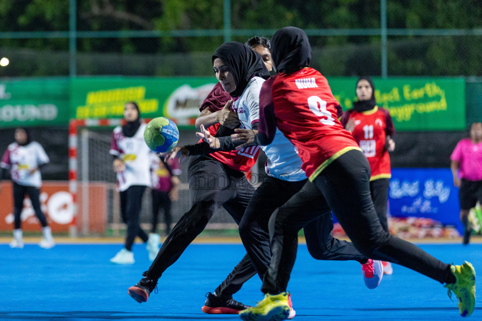 Division one Final 10th National Handball Tournament 2023, held in Handball ground, Male', Maldives on Saturday, 13th January 2023 Photos: Nausham Waheed/ Images.mv