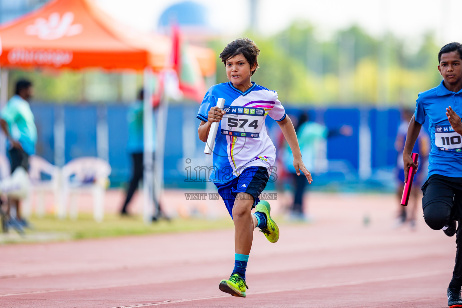 Day 5 of MWSC Interschool Athletics Championships 2024 held in Hulhumale Running Track, Hulhumale, Maldives on Wednesday, 13th November 2024. Photos by: Nausham Waheed / Images.mv