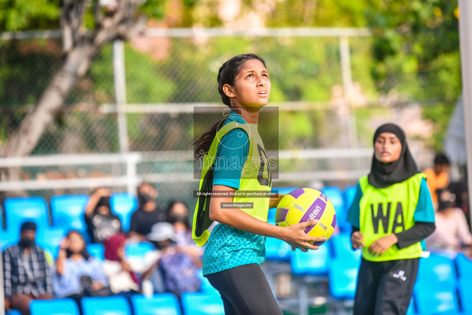 Day 6 of Junior Netball Championship 2022 on 10th March 2022 held in Male', Maldives. Photos by Nausham Waheed