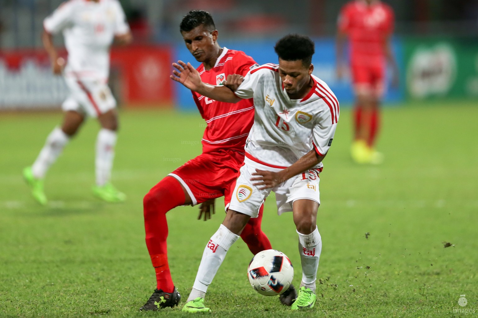 Asian Cup Qualifier between Maldives and Oman in National Stadium, on 10 October 2017 Male' Maldives. ( Images.mv Photo: Abdulla Abeedh )