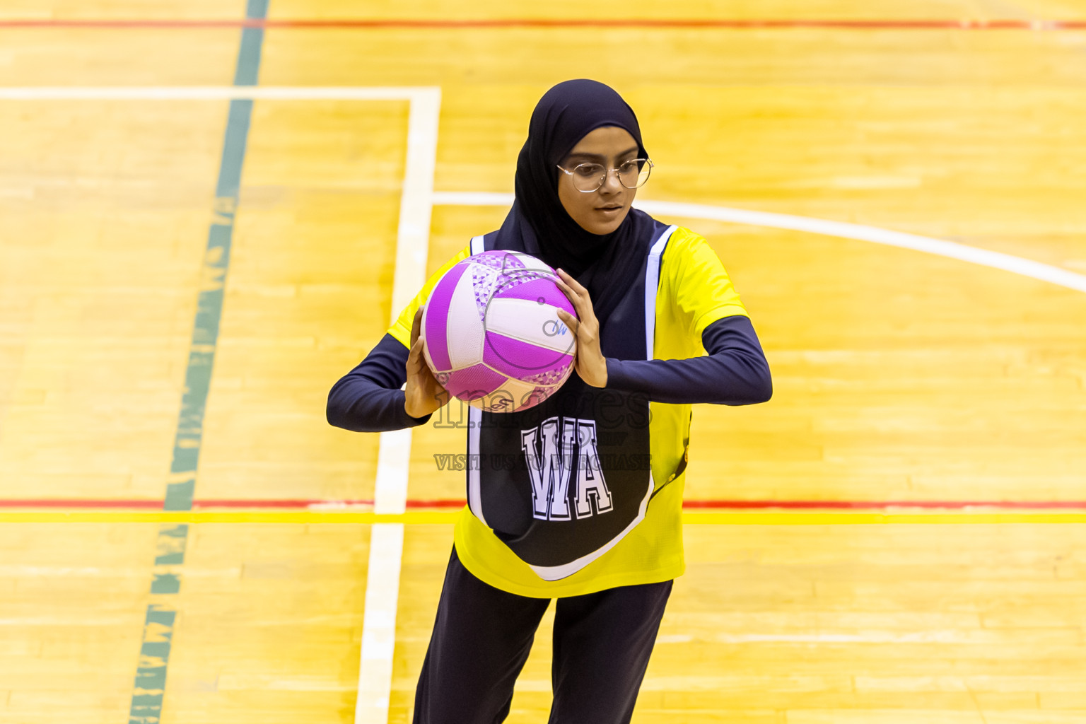 KYRC vs N Sports A in Day 5 of 24th Milo Netball Association Championship held in Social Center at Male', Maldives on Friday, 5th September 2025. Photos: Nausham Waheed / images.mv
