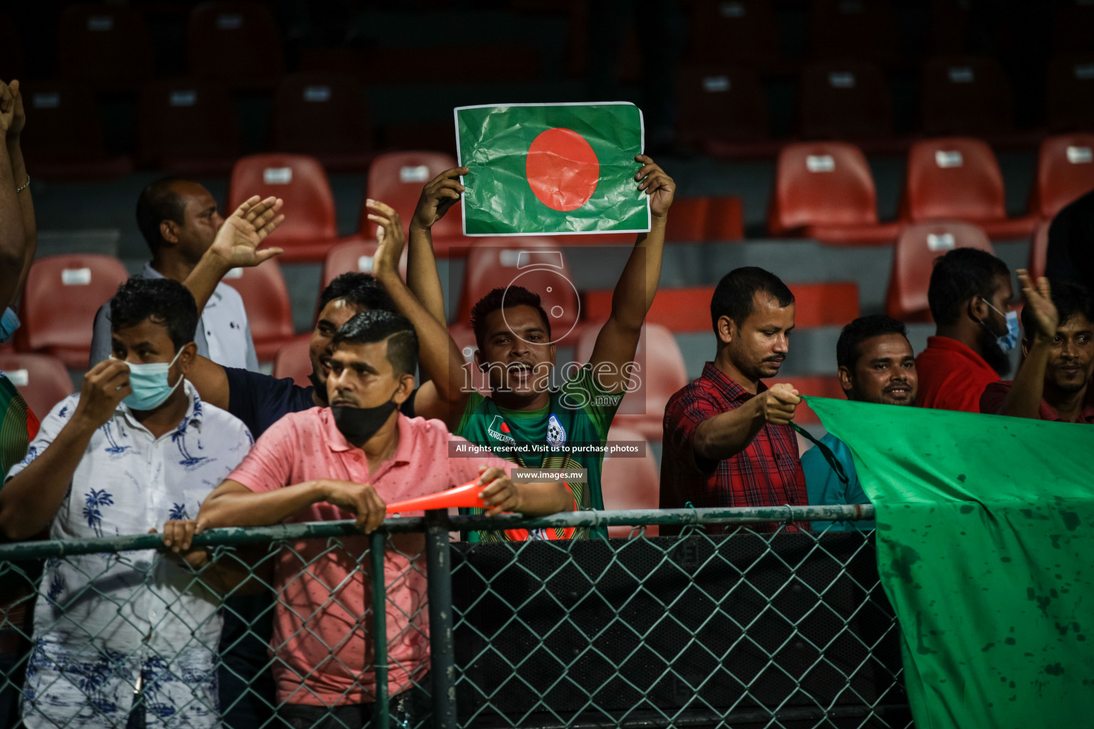 Bangladesh vs Sri Lanka in SAFF Championship 2021 held on 1st October 2021 in Galolhu National Stadium, Male', Maldives