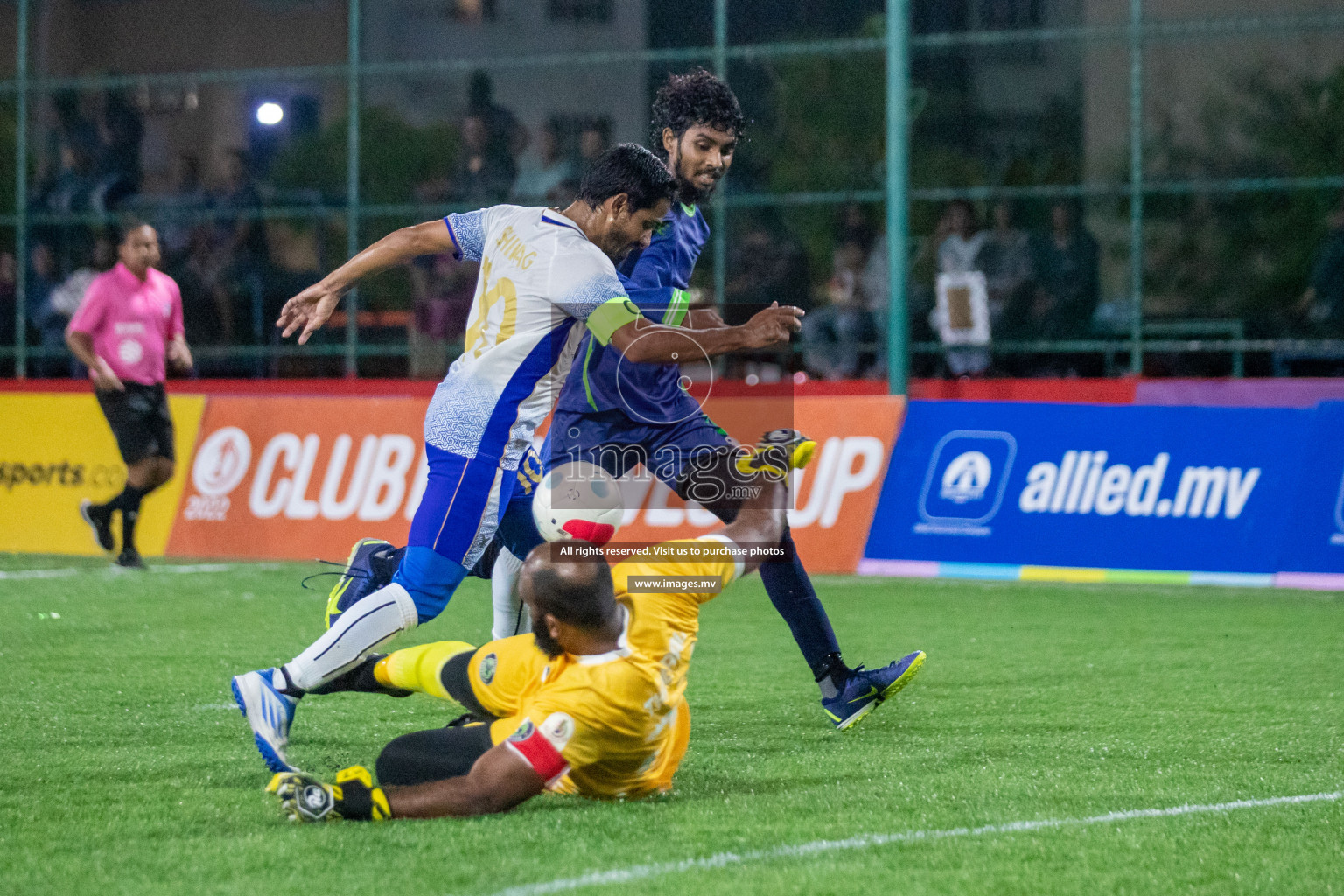 Club Immigration vs Muleeaage RC in Club Maldives Cup 2022 was held in Hulhumale', Maldives on Sunday, 16th October 2022. Photos: Hassan Simah/ images.mv