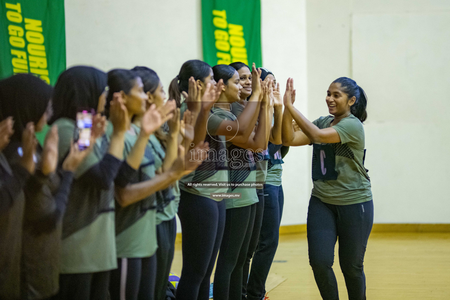 Kulhudhuffushi Youth & R.C vs Club Green Streets in the Finals of Milo National Netball Tournament 2021 (Women's) held on 5th December 2021 in Male', Maldives Photos: Ismail Thoriq / images.mv