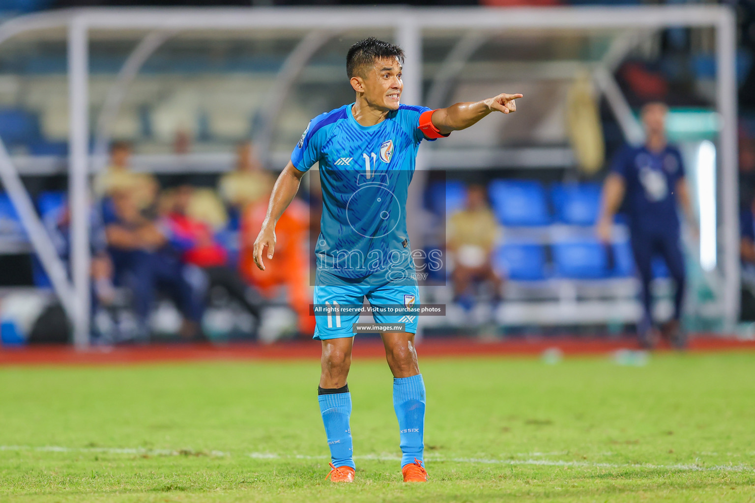 India vs Kuwait in SAFF Championship 2023 held in Sree Kanteerava Stadium, Bengaluru, India, on Tuesday, 27th June 2023. Photos: Nausham Waheed/ images.mv