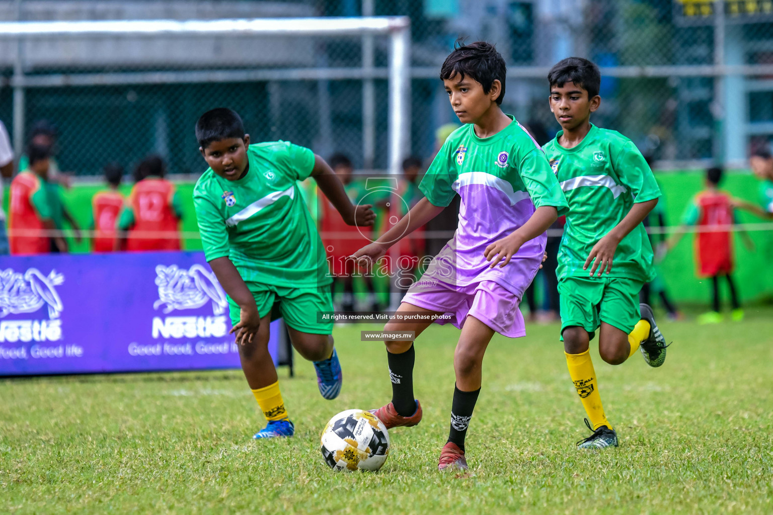 Day 1 of Milo Kids Football Fiesta 2022 was held in Male', Maldives on 19th October 2022. Photos: Nausham Waheed/ images.mv