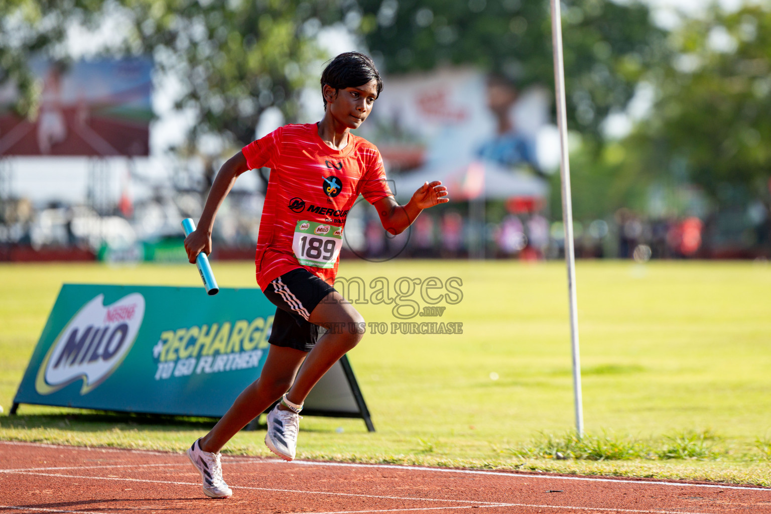 Day 2 of 12th Milo Association Championships was held in Ekuveni Track at Male', Maldives on Friday, 25th April 2025. Photos: Hassan Simah / images.mv