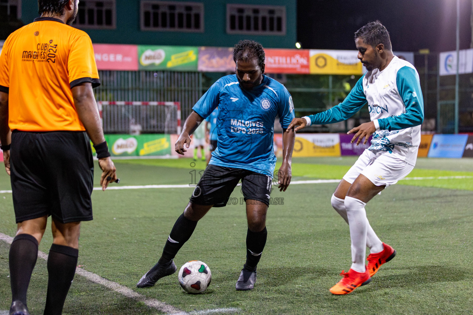 Trade Club vs Higher Education in Club Maldives Classic 2024 held in Rehendi Futsal Ground, Hulhumale', Maldives on Sunday, 8th September 2024. Photos: Hassan Simah / images.mv