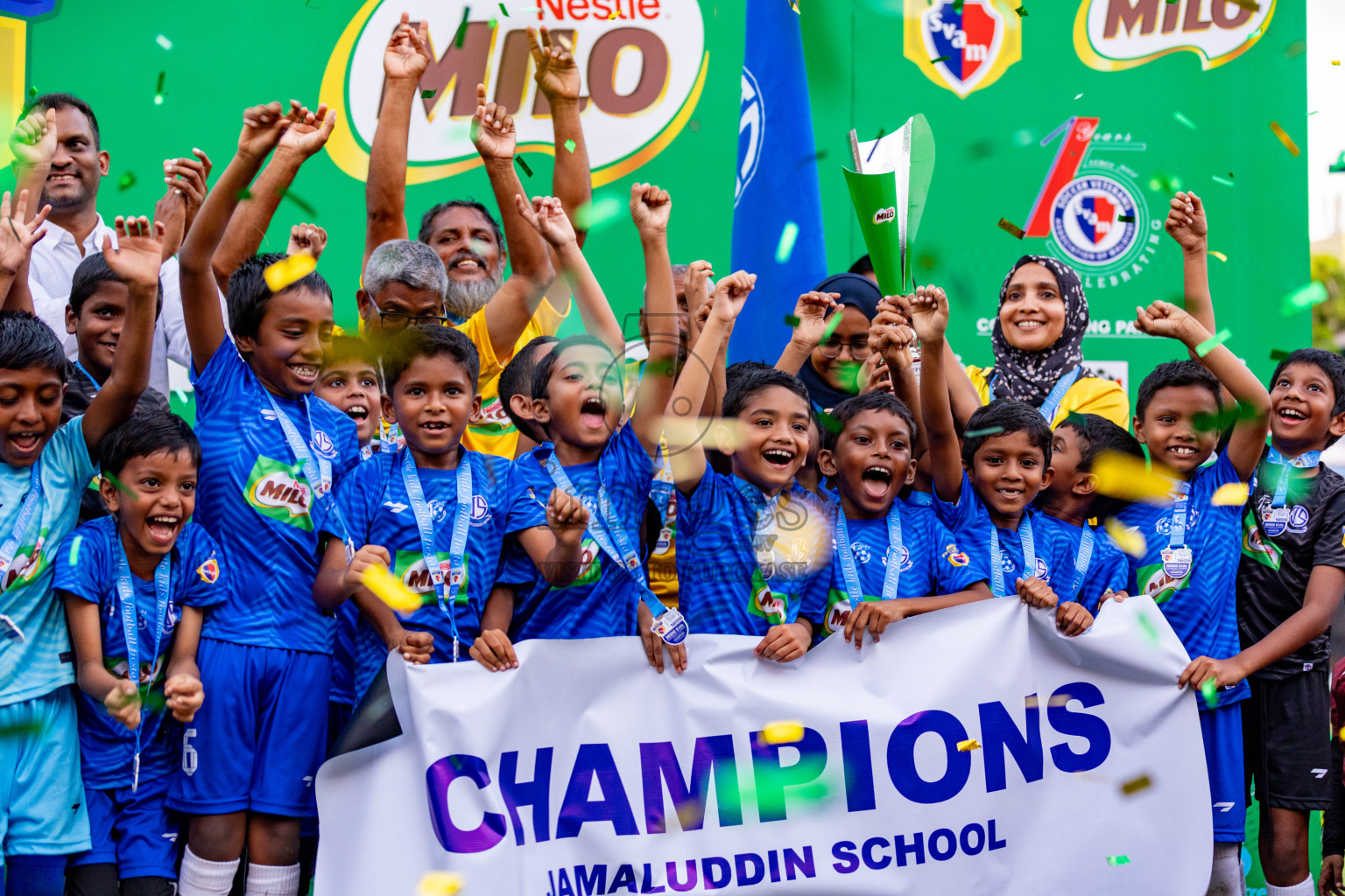 Day 2 of MILO Kids Football Fiesta was held at National Stadium in Male', Maldives on Saturday, 24th February 2024.