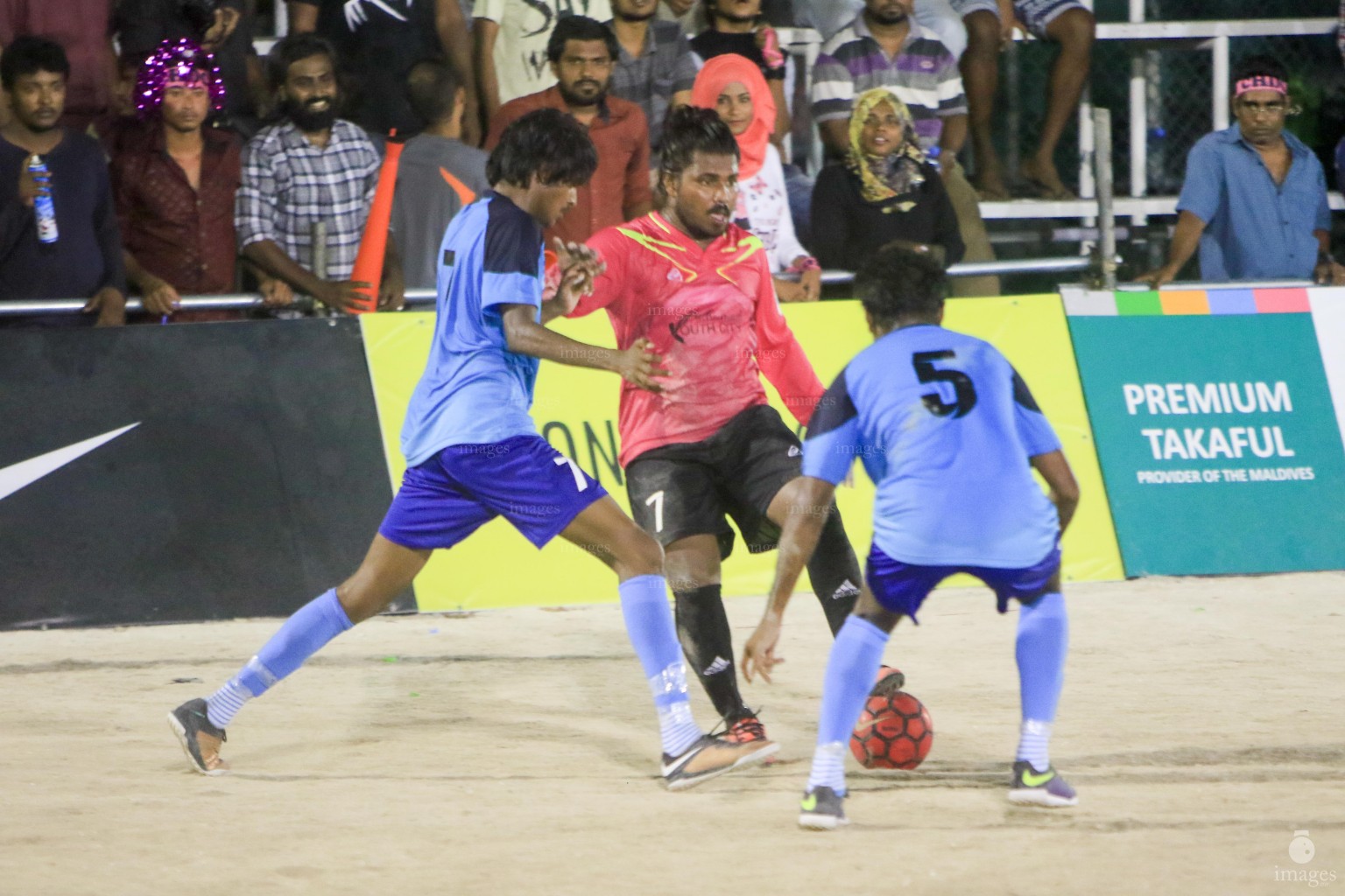 Day 3 of Milo Club Maldives Cup Futsal Tournament in Male', Maldives, Monday, March. 27, 2016. (Images.mv Photo/Abdulla Abeedh).