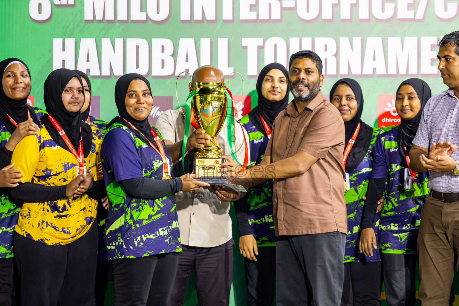 1st Division Final of 8th Inter-Office/Company Handball Tournament 2024, held in Handball ground, Male', Maldives on Tuesday, 11th September 2024 Photos: Nausham Waheed/ Images.mv