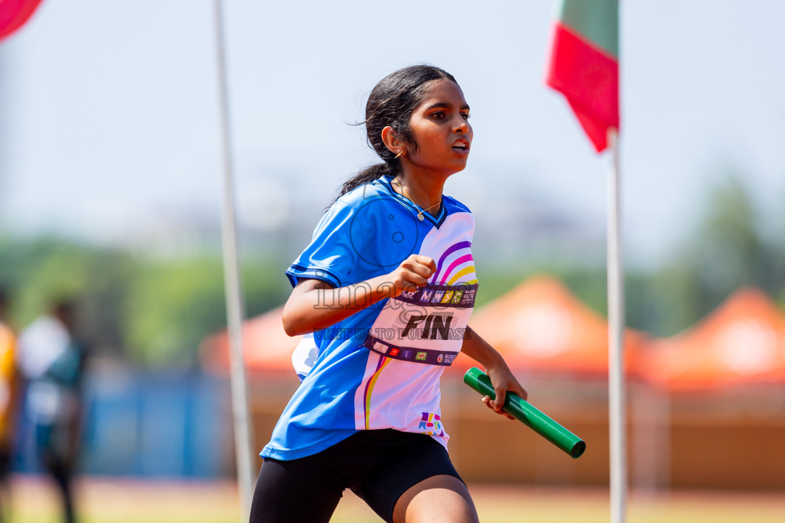 Day 6 of MWSC Interschool Athletics Championships 2024 held in Hulhumale Running Track, Hulhumale, Maldives on Thursday, 14th November 2024. Photos by: Nausham Waheed / Images.mv