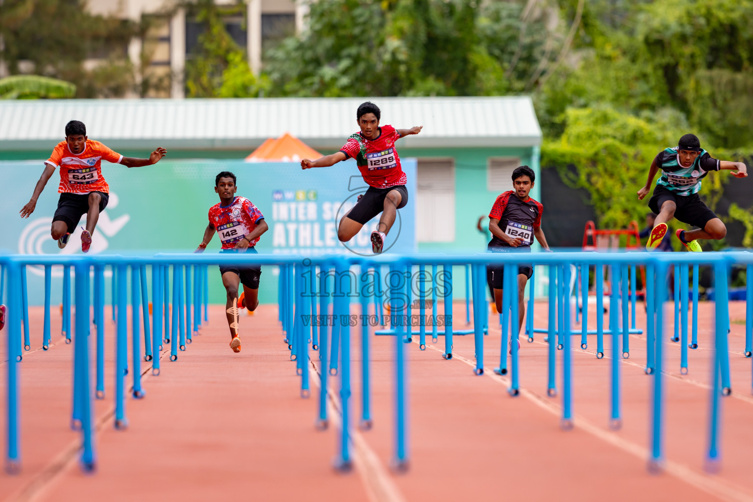 Day 6 of MWSC Interschool Athletics Championships 2024 held in Hulhumale Running Track, Hulhumale, Maldives on Thursday, 14th November 2024. Photos by: Nausham Waheed / Images.mv