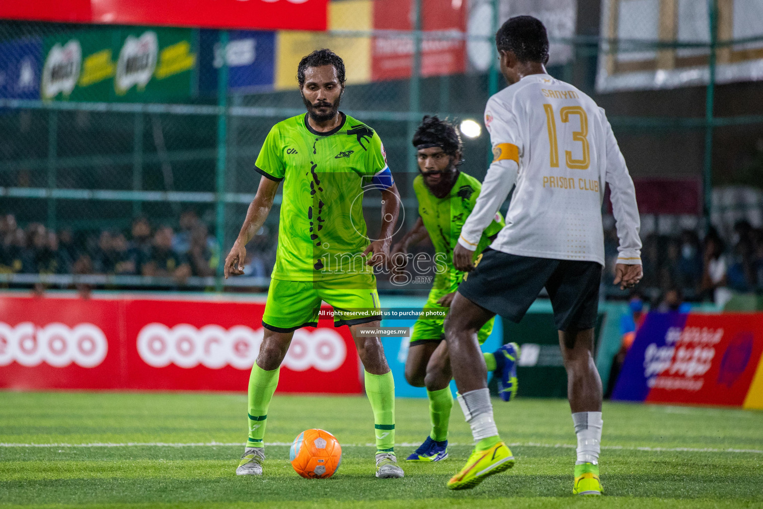 Team FSM Vs Prisons Club in the Semi Finals of Club Maldives 2021 held in Hulhumale, Maldives on 15 December 2021. Photos: Ismail Thoriq / images.mv