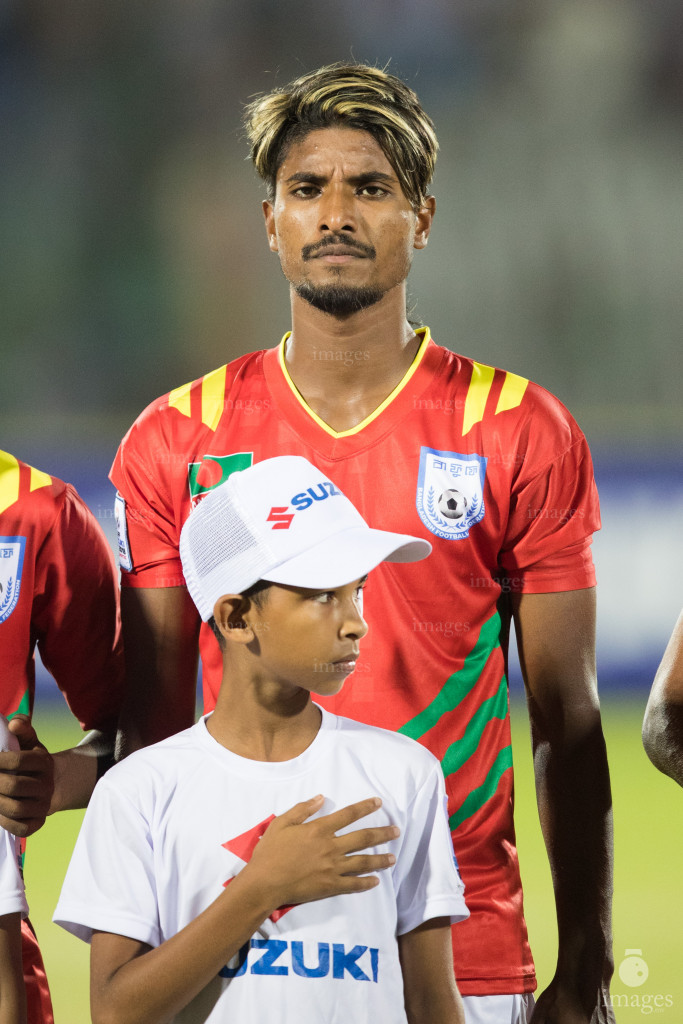 Bangladesh vs Nepal in SAFF Suzuki Cup 2018 in Dhaka, Bangladesh, Saturday, September 08, 2018. (Images.mv Photo/ Hussain Sinan)