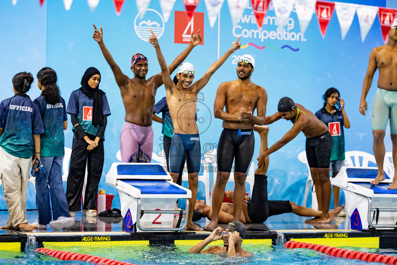 Day 6 of BML 21st Interschool Swimming Competition 2025 was held in Hulhumale' Swimming Pool, Hulhumale', Maldives on Thursday, 16th October 2025.
Photos: Hassan Simah / images.mv