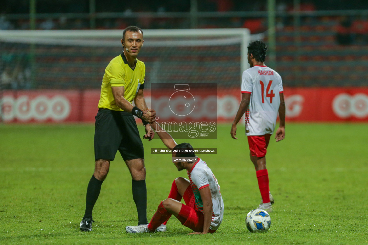 Maldives vs Nepal in SAFF Championship 2021 held on 1st October 2021 in Galolhu National Stadium, Male', Maldives