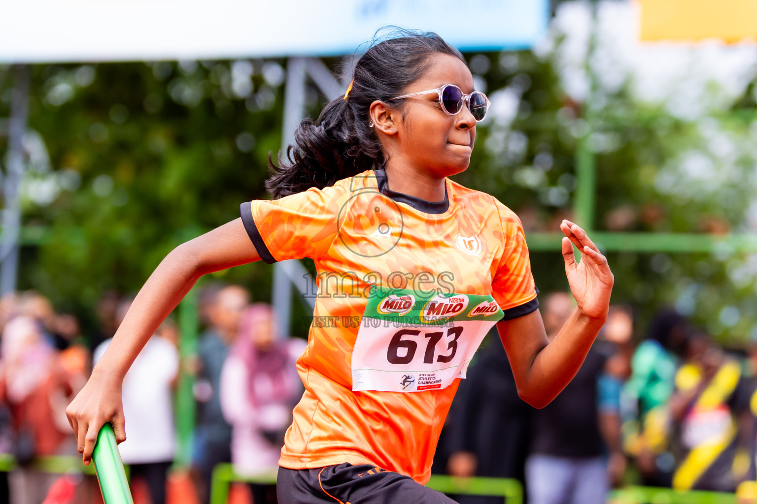 Day 6 of Inter-school Athletics Championship 2025 held in Ekuveni Synthetic Track, Male', Maldives on Sunday, 12th October 2025. Photos by: Nausham Waheed / Images.mv