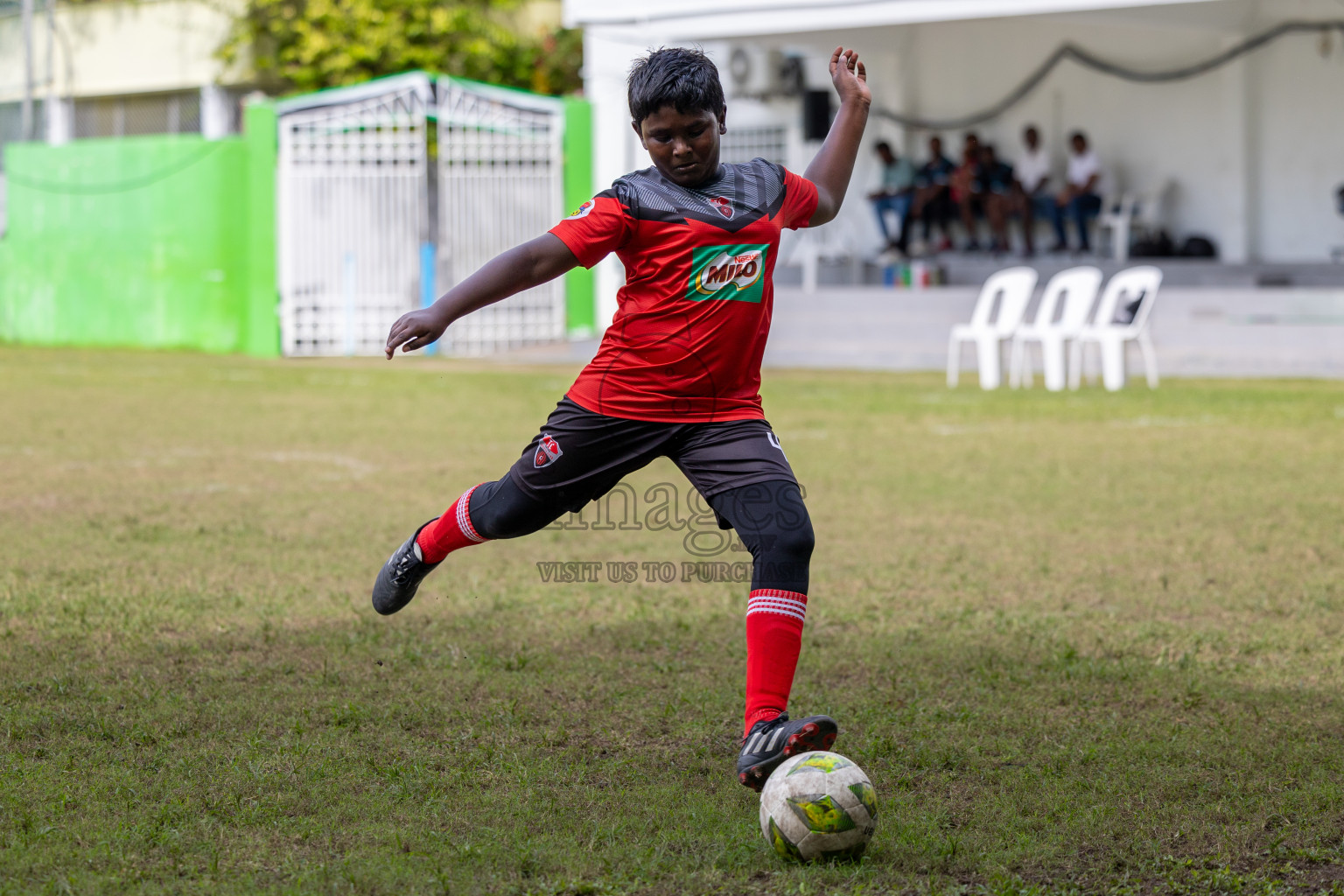 Day 2 of MILO Academy Championship 2024 - U12 was held at Henveiru Grounds in Male', Maldives on Friday, 5th July 2024. Photos: Mohamed Mahfooz Moosa / images.mv