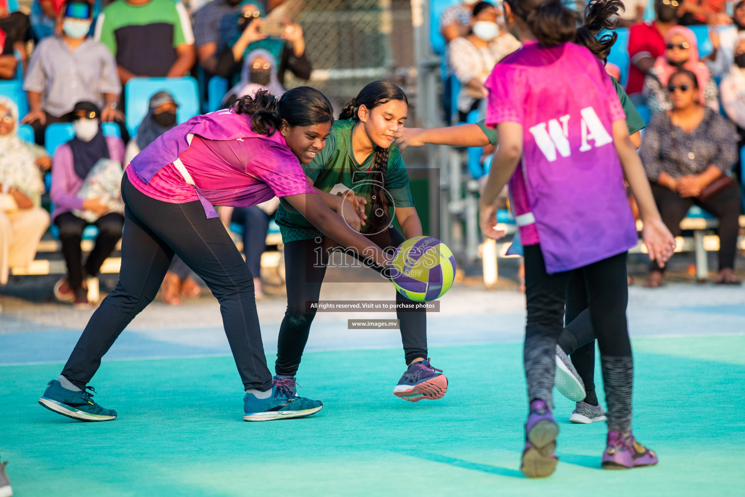 Day 8 of Junior Netball Championship 2022 on 11th March 2022 held in Male', Maldives. Photos by Nausham Waheed & Hassan Simah