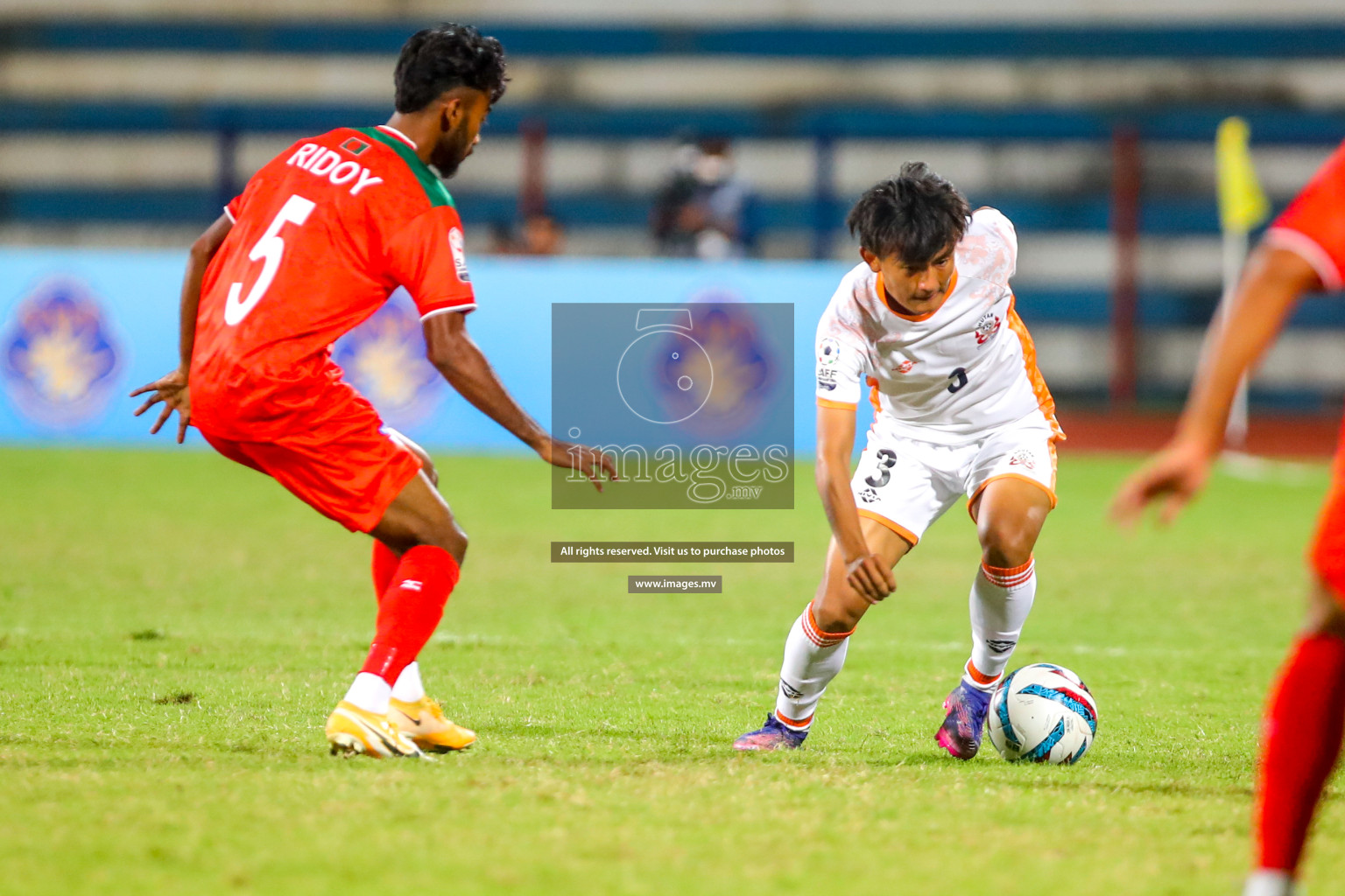 Bhutan vs Bangladesh in SAFF Championship 2023 held in Sree Kanteerava Stadium, Bengaluru, India, on Wednesday, 28th June 2023. Photos: Nausham Waheed, Hassan Simah / images.mv