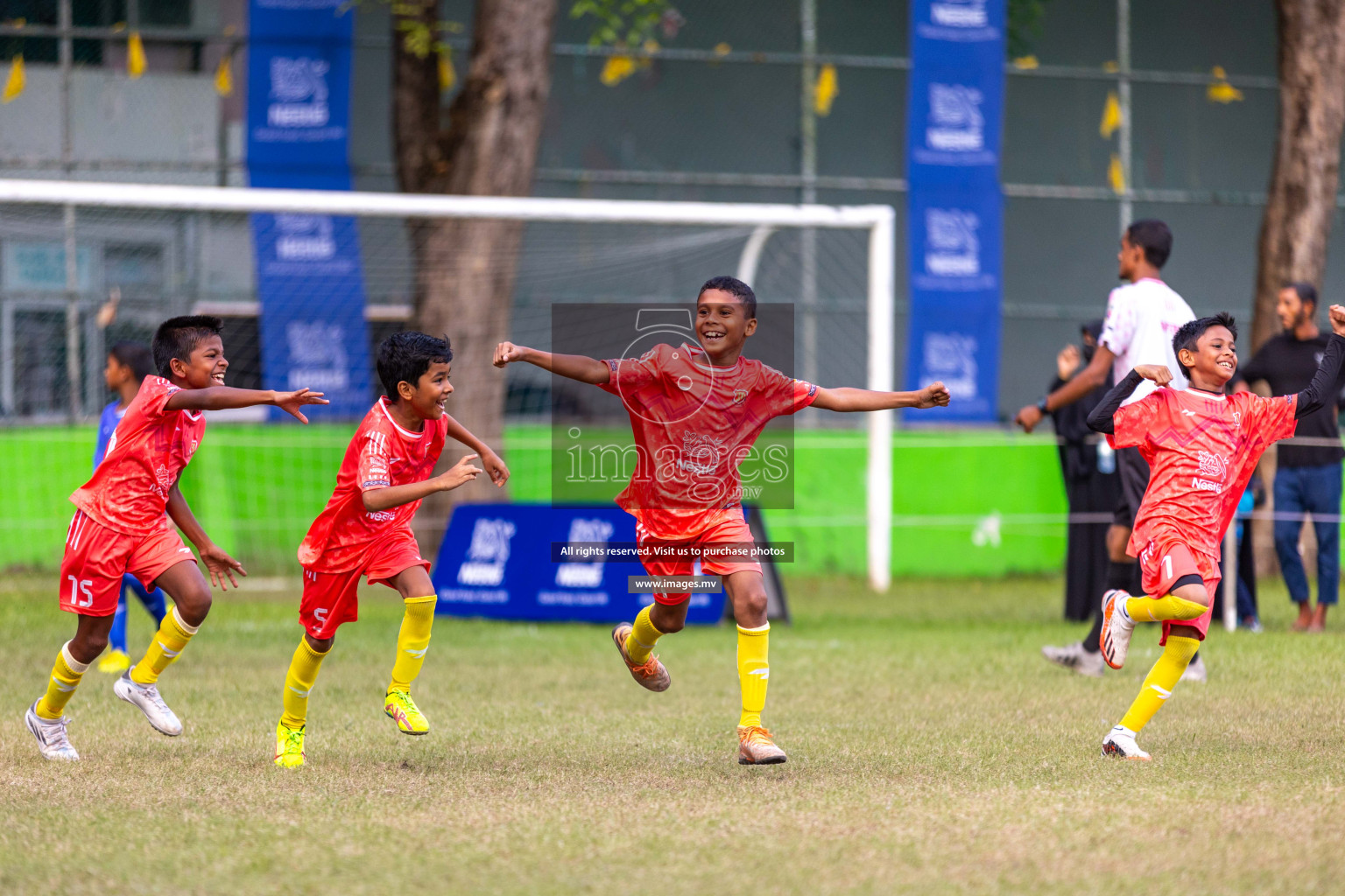 Day 2 of Nestle kids football fiesta, held in Henveyru Football Stadium, Male', Maldives on Thursday, 12th October 2023 Photos: Ismail Thoriq / Images.mv