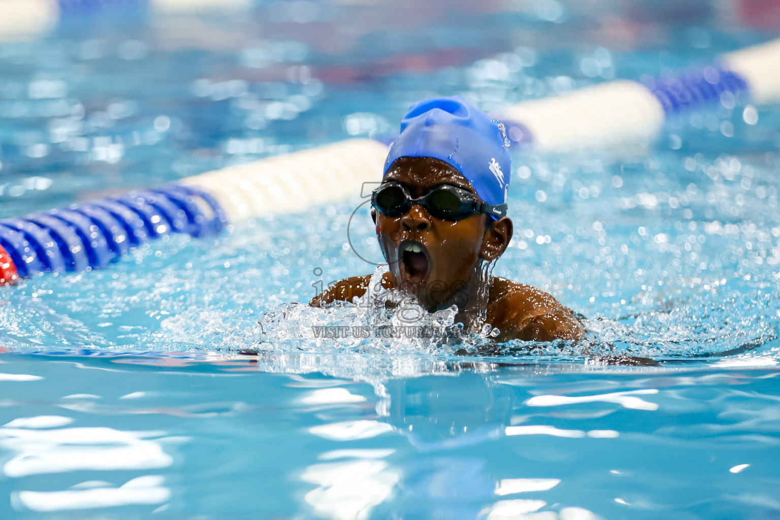 Day 4 of BML 6th National Kids Swimming Kids Festival 2025 held in Hulhumale', Maldives on Thursday, 6th November 2024. 
Photos: Hassan Simah / images.mv